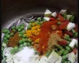A picture of step 3 of Vaghareli Khichdi.
