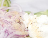 A picture of step 4 of Cucumber Salad.