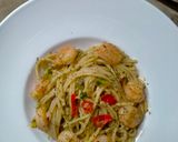 Foto langkah ke 4 dari resep Spaghetti Udang Pedas.