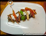 Foto del passaggio 5 della ricetta Tagliatelle di Riso Venere con melanzane, stracciatella e speck