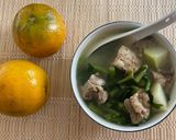 Hình bước làm 2 của món Canh su hào nấu sườn