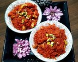 गाजर हलवा (gajar halwa recipe in marathi) रेसिपी स्टेप 3 फोटो 