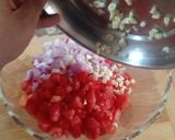 A picture of step 1 of Mexican Salsa with nachos.
