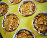 Diétás muffin liszt és vaj nélkül ! Almával,🍏és sárgarépával 🥕 recept fázis 3 fotója