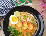 Foto langkah ke 8 dari resep Laksa Udang Singapore | Dengan Kaldu Udang.