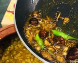 A picture of step 7 of Dhaba style chane ki daal.