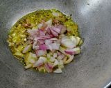 A picture of step 2 of Potato, Dry Yellow Peas Curry (Aloo, Yellow Matar Subzi).