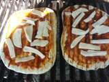 Pizza a la parrilla