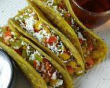 A picture of step 6 of Veggie Thepla Taco.