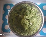 A picture of step 3 of Organic thecha or chutney.