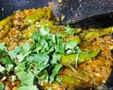 A picture of step 12 of Hari mirchon ka salan.