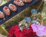A picture of step 3 of #RSC#gulabhi syrup coconut Koya balls#.