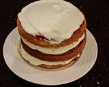 Vanilla Lemon Raspberry Layer Cake with Whipped Cream Buttercream Frosting recipe step 22 photo