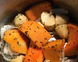 Une image de l'étape 1 de Velouté de butternut.