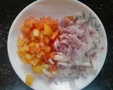 A picture of step 1 of Broccoli bhaji.