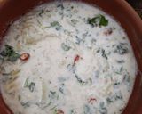 A picture of step 4 of Lauki ka Raita.