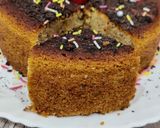 A picture of step 11 of Eggless Mawa wheat flour cake.