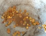 A picture of step 2 of Makhana Chiwda for Vrat.