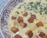 Nyári kukoricaleves (vegán) recept fázis 7 fotója