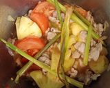 Hình bước làm 2 của món Canh ngao nấu sấu