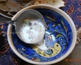 A picture of step 6 of Abdoogh Khiar (Iranian cold cucumber soup).
