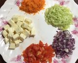 A picture of step 1 of Vegetable Sandwich.