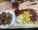 Foto del paso 1 de la receta: 263. Careta de cerdo en salsa (parte 5) (principal carne)