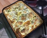 A picture of step 15 of Leek and Mozzarella Tart with Homemade Pie Crust.