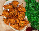 A picture of step 6 of Mix veg pakora.