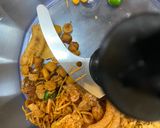 A picture of step 4 of Papdi Chaat.