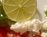 Une image de l'étape 1 de Tomates Mozzarella et Pesto.