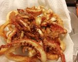 Foto del paso 3 de la receta: Rabas y tentáculos de calamar fritos (vagonetas)