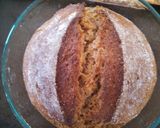 A picture of step 4 of Sourdough Spelt bread.