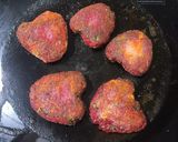 A picture of step 9 of Beetroot Kebab.