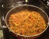 A picture of step 2 of Ground meat enchiladas.