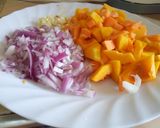 A picture of step 1 of Butternut Soup.