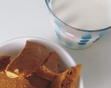 A picture of step 4 of Dalgona candy.