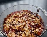 A picture of step 6 of Plum clafoutis with almond flour.
