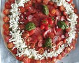 Une image de l'étape 3 de Tarte fine aux tomates 🍅 pesto jambon cru.