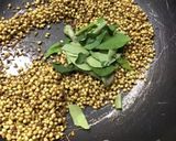 A picture of step 1 of Dry rasam powder (south Indian recipe).