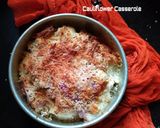 A picture of step 7 of Cauliflower Casserole.