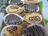 Sable con chocolate negra y blanca