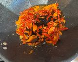 A picture of step 3 of Spicy Takeout-Style Kung Pao Shrimp Pasta.