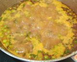 A picture of step 9 of Aloo Matar.