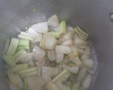A picture of step 1 of Soupy chicken noodle.