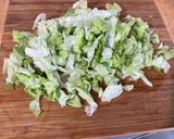 Une image de l'étape 14 de Salade composée au concombre, tomates, feuille de chêne et oignon rouge.