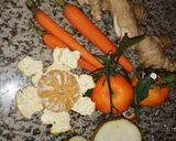 Une image de l'étape 3 de Jus clémentine🍊 carotte🥕 gingembre.