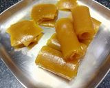 A picture of step 3 of Aam Papad.