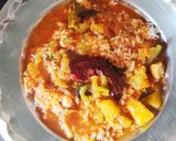 A picture of step 10 of Snake Gourd Sambar.