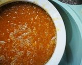 A picture of step 8 of Qamar Al din orange juice.